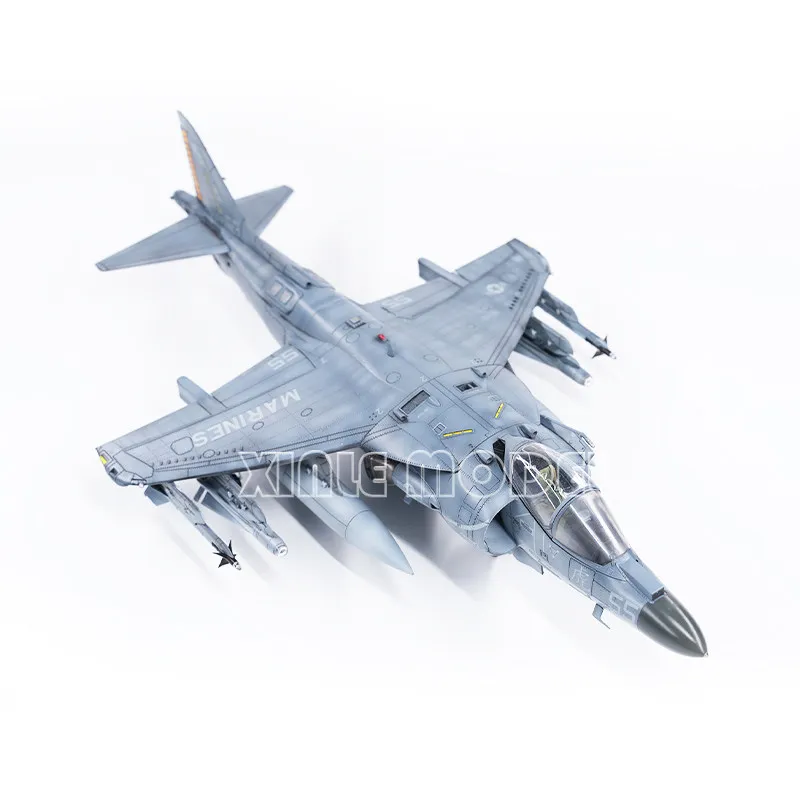 UMa Kit de modelo de avión ensamblado de plástico D1003 Harrier II PLUS Fighter, Tiger Livery Edición limitada 1/48