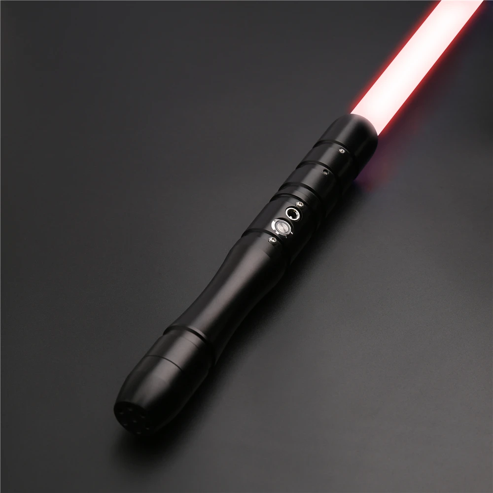 Lightsaber Mini shoto type Saber Sword 12Colors Change Blaster Lock Up Metal Handle 58cm Blade Heavy Fighting Sword Toy Gifts