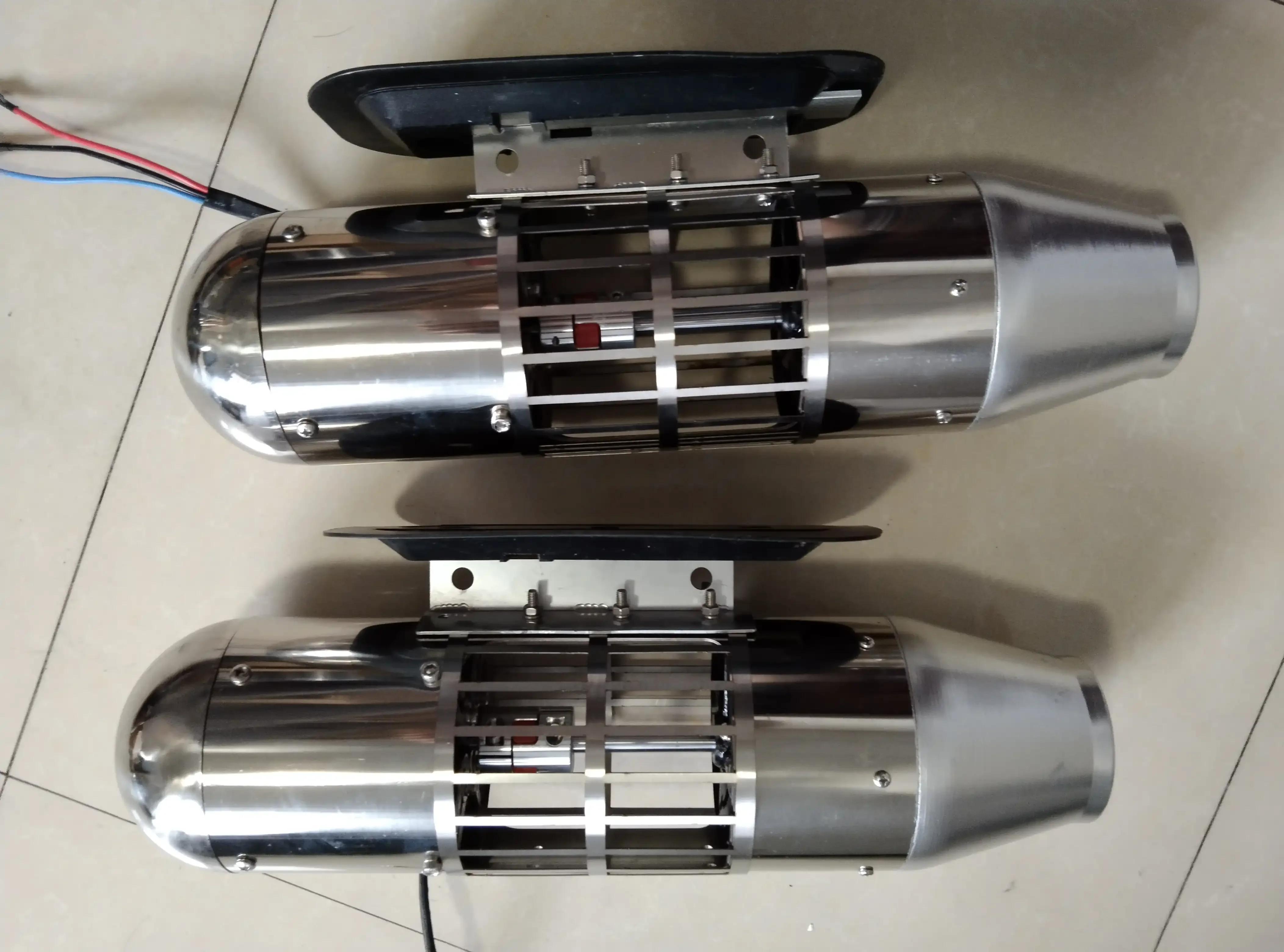 36-48V 3000W max thrust 25kg brushless jet pump underwater propulsion, suitable for inflatable boats, fishing boats,lure boats.