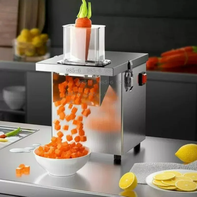 Electric Multi-functional Cutter, Commercial Slicing Device for Onions, Carrots, Cucumbers and Potato Granules