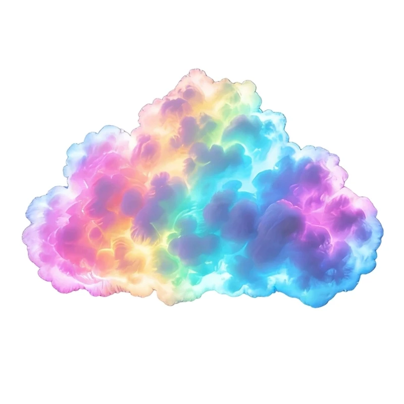 Cloud LED Lights for Ceiling USB Thundercloud LED Lamp Mood Music Light for Desktop Ceiling Bedroom Living Room
