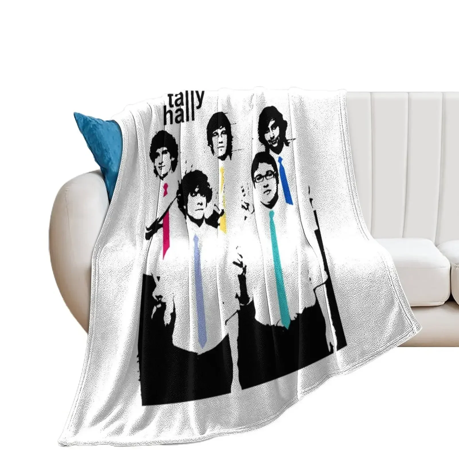 Tally Hall Shirt Throw Blanket Thermal Plaid on the sofa cosplay anime Luxury Blankets