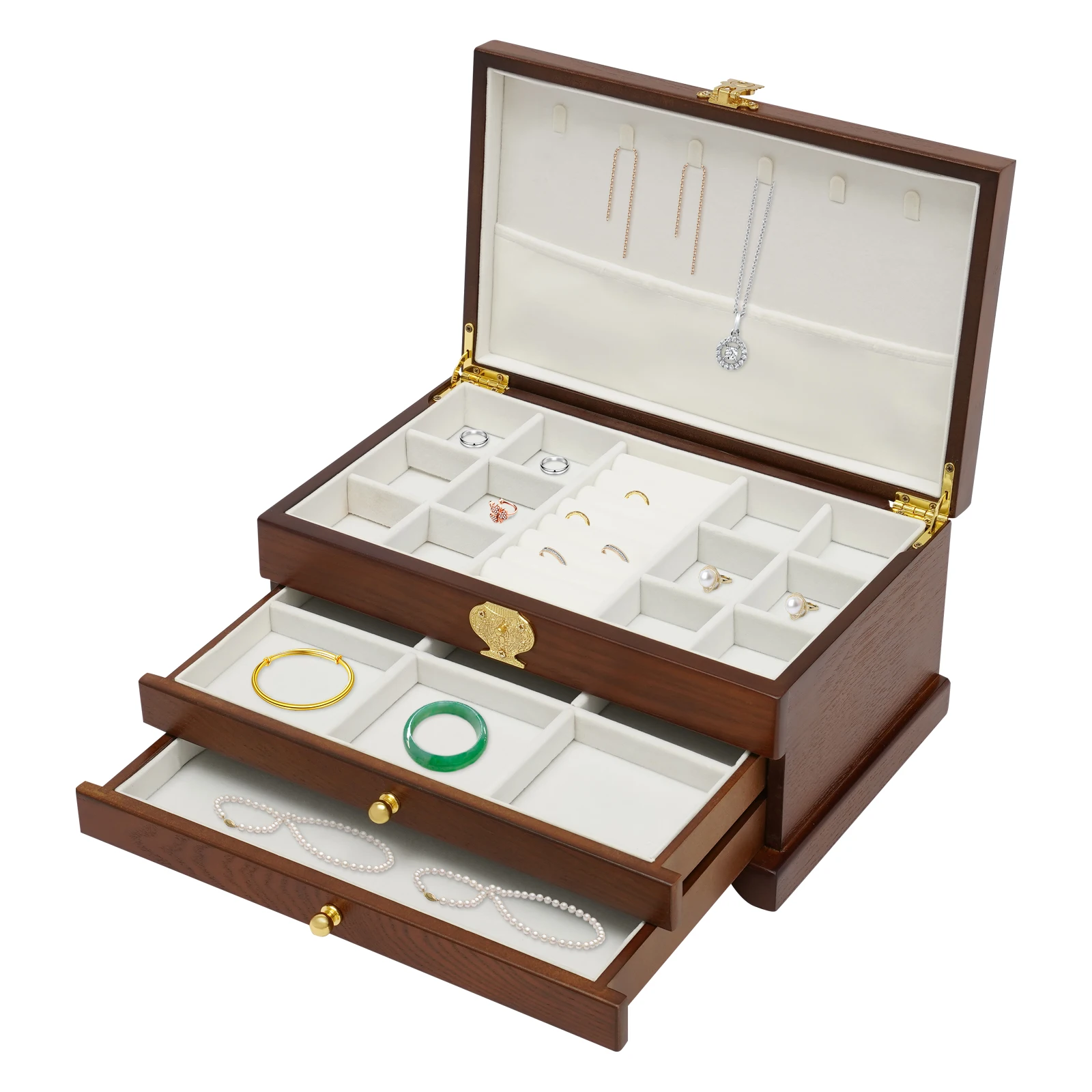 Jewelry Organizer Box Jewelry Boxes for Storage Earrings Rings Necklace Bracelet