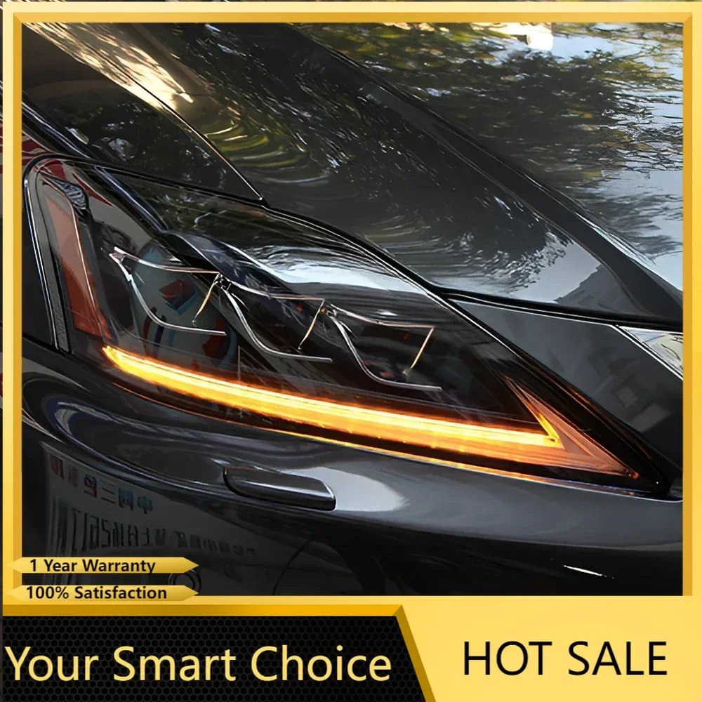 

Upgraded Car Front Lamps for Lexus IS 2006-2012 Auto Headlights Assembly Led High Configuration 3 Projector Lens Accessories