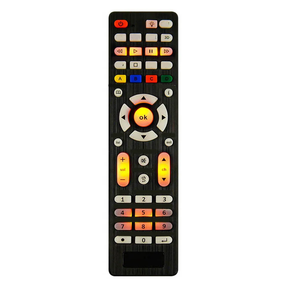 Ergonomically Designed Replacement Remote Compatible with Most Major Brands of For Smart TVs With Backlighting