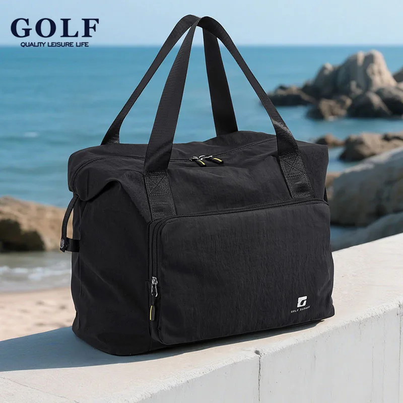

GOLF QUALITY Expandable Travel Bag Large Capacity Waterproof Tote Bag for Men and Women Foldable Travel Handbag