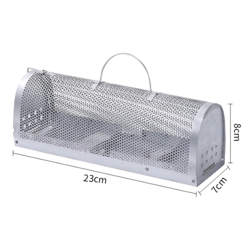 

Оцинкованная ловушка-клетка для крыс и грызунов, высокочувствительная, для всех видов мышей и крыс, эффективное средство для борьбы с вредителями.