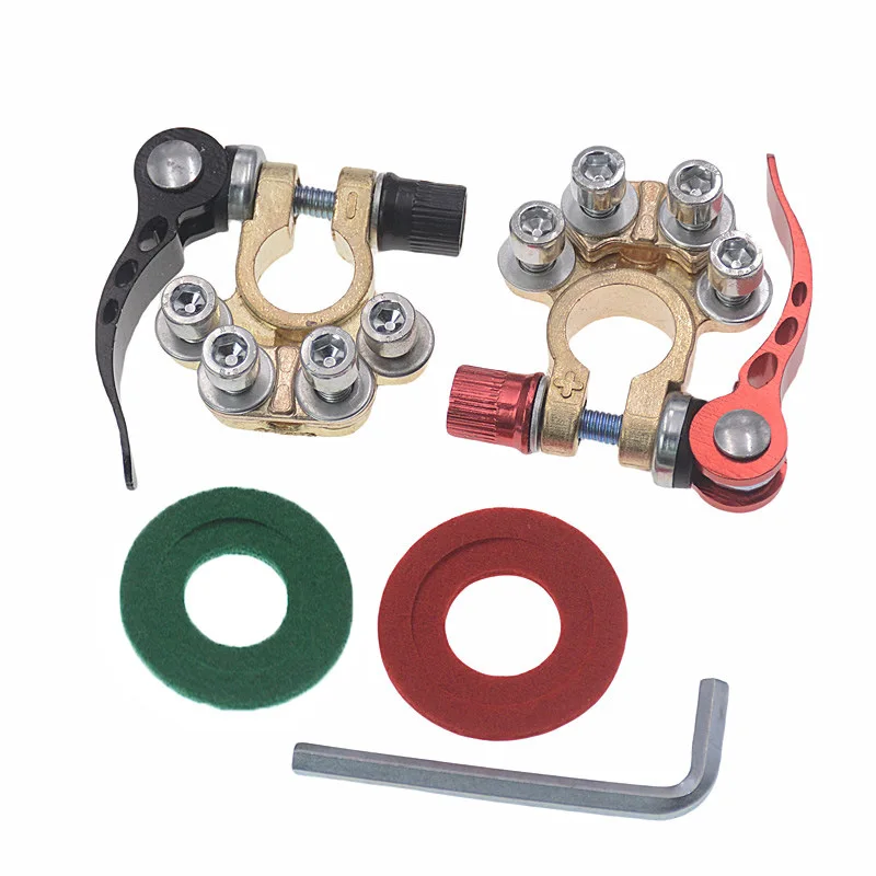 Quick Release Disconnect 12V 24V Positieve Negatieve Batterij Kabel Uiteinden voor Type Auto 1 Paar Auto batterij Terminal Connectors