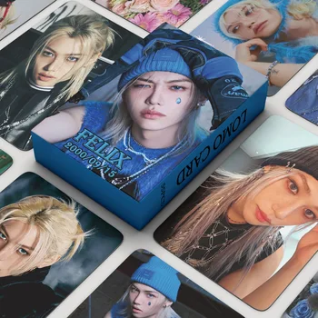 55 pièces/ensemble Kpop nouvel Ablum ATE Lomo carte Felix Ph...