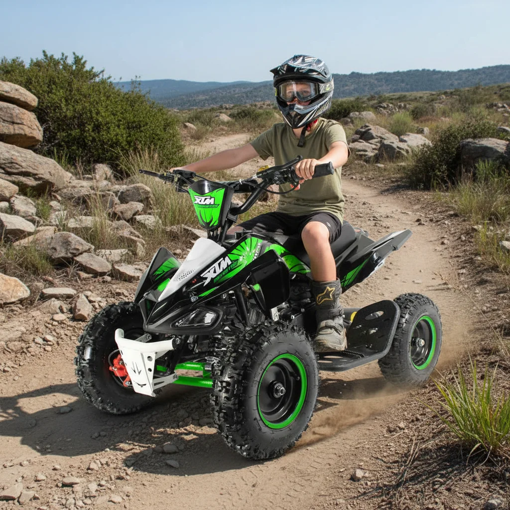 Tao Motor 50cc 2 Stroke Automatic Chain Drive 4 Wheeler ATV for Kids with Over 1000W Power and up to 75Km/h Speed