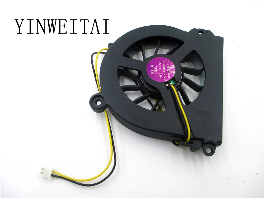 Free shipping For HS-FJ9015-18  18V 0.2A 2-wire 2-pin Server Laptop Fan.