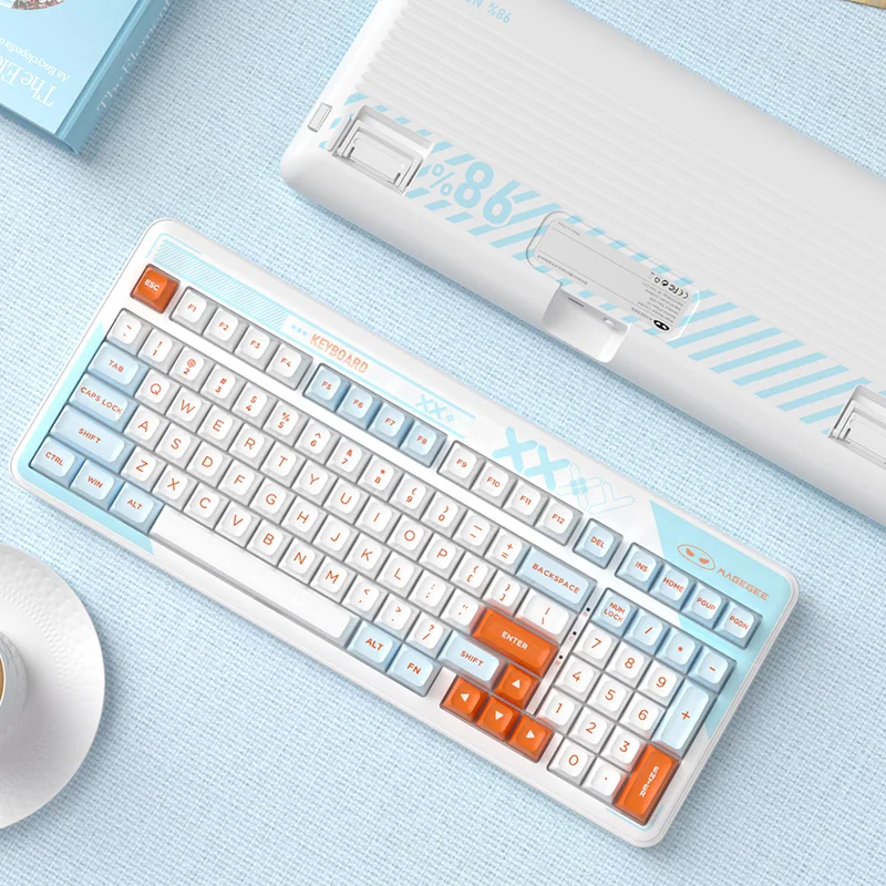 Nebula 98 Bluetooth Hot Swappable Mechanical Keyboard With Three Connection Methods Gasket Structure Gaming Wireless Keyboard