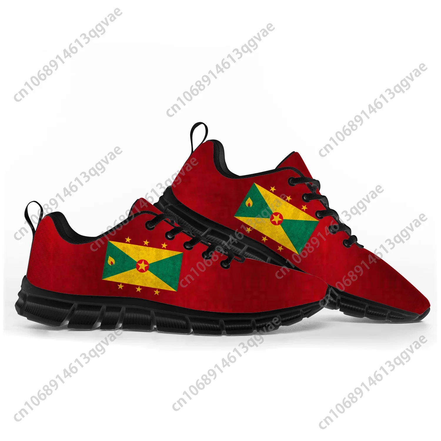 Grenada Vlag Sportschoenen Heren Dames Tiener Kinderen Sneakers Grenada Casual Custom Hoge Kwaliteit Paar Schoenen