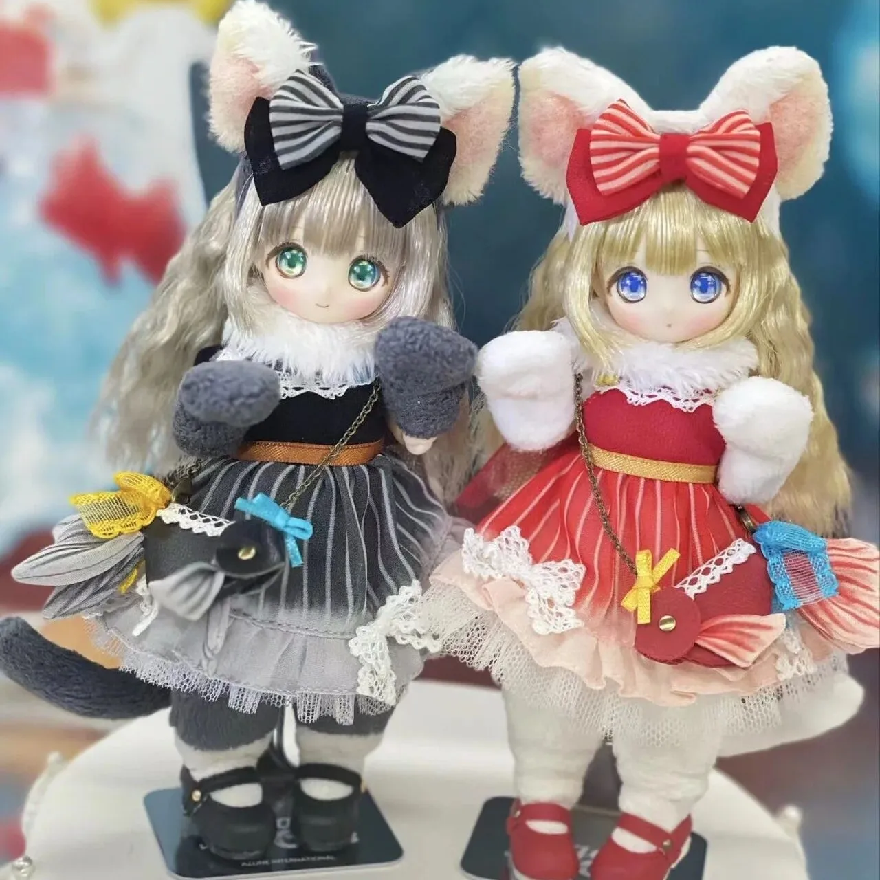 

1/12 оригинальные Azone Baby Candyruru сахарные чашки мечтают котенка и золотой рыбки белый кот серебряный кот подвижная кукла игрушка в подарок