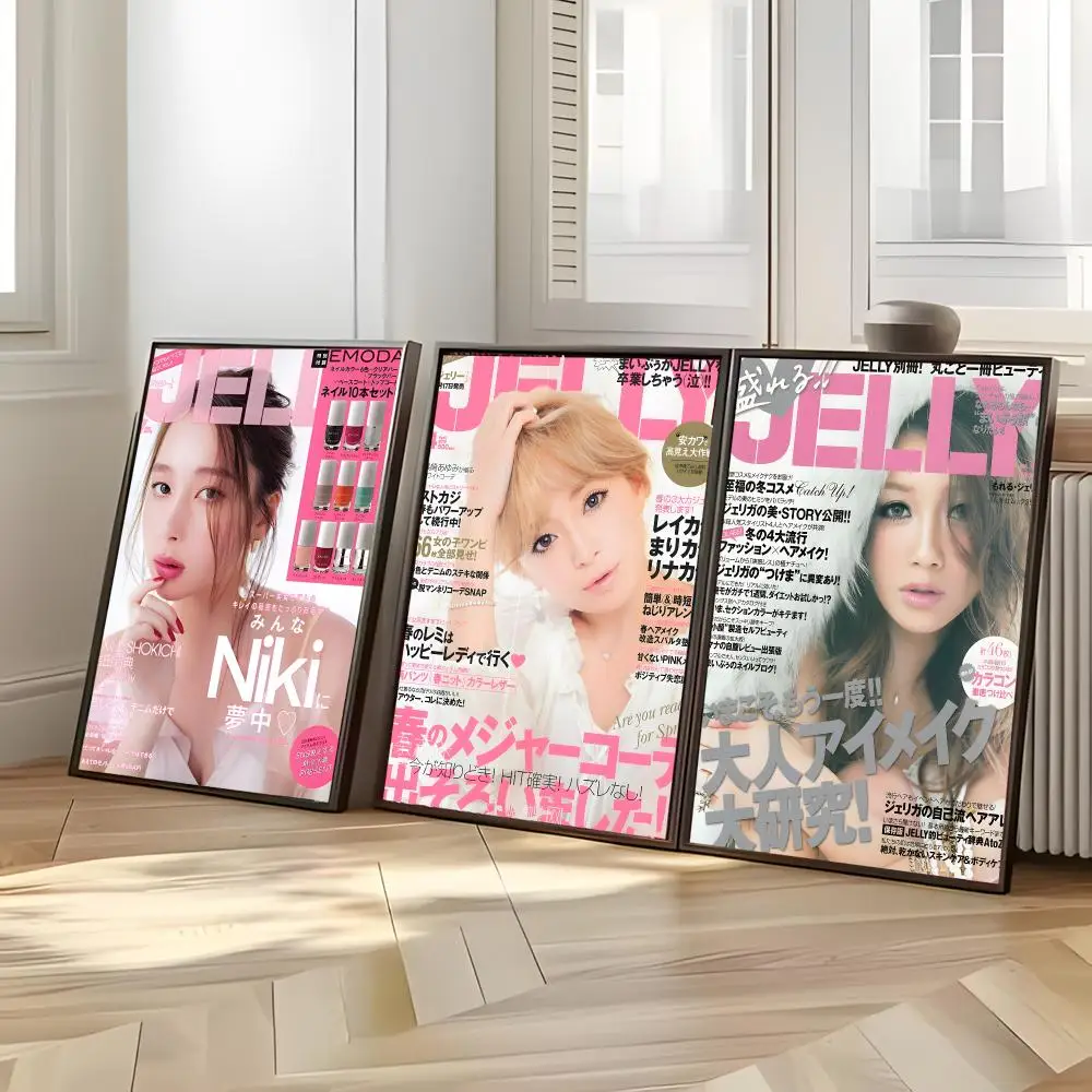 Magazine Fashion Jelly Poster Distinct Home Decor Concepts Chic Indoor Art Pieces