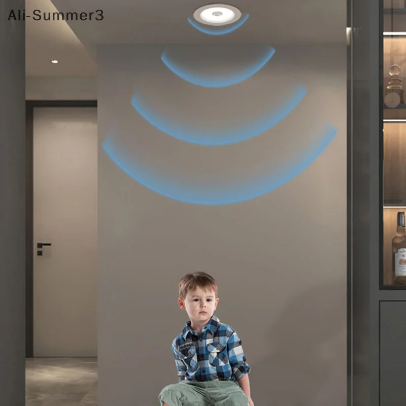 

Датчик движения человеческого тела Точечный светодиодный потолочный светильник Lamparas 220 В Потолочный светильник 5 Вт 7 Вт 9 Вт Холодный белый панельный светильник для прихожей Лестница Depot