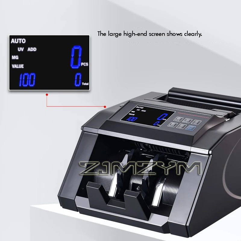 1Pc Money Counter Machine Counterfeit Bill Detector with UV MG IR Detection Automatic Money Detection