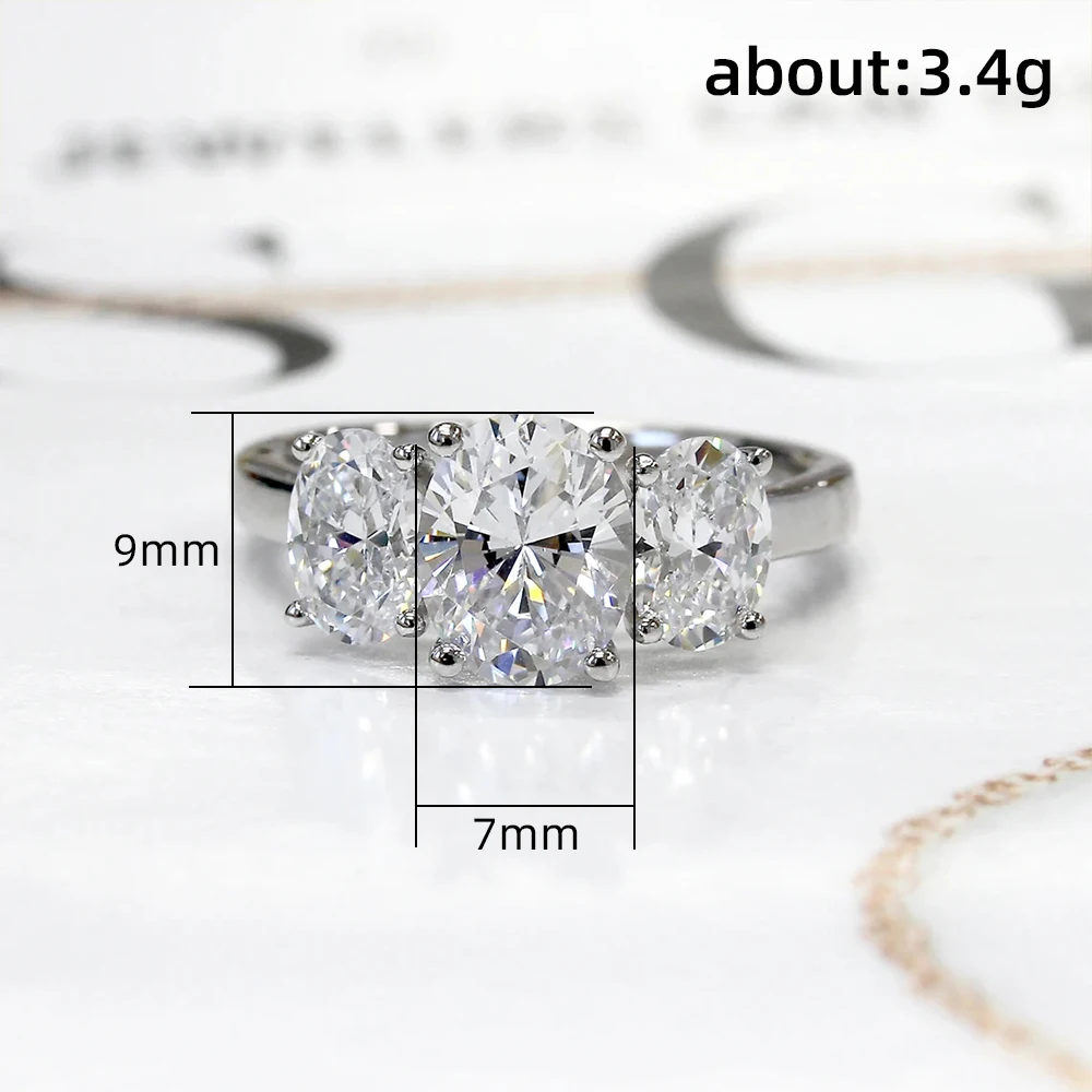 CAOSHI Trendy Proposal Rings Bridal Wedding Accessories with Brilliant Crystal Simple and Graceful Jewelry for Engagement Party