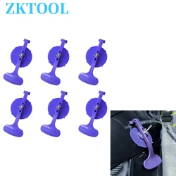 6 piece suction cup clamp kit for car convertible glass windshield top repair adhesive type clamp kit without sponge pad