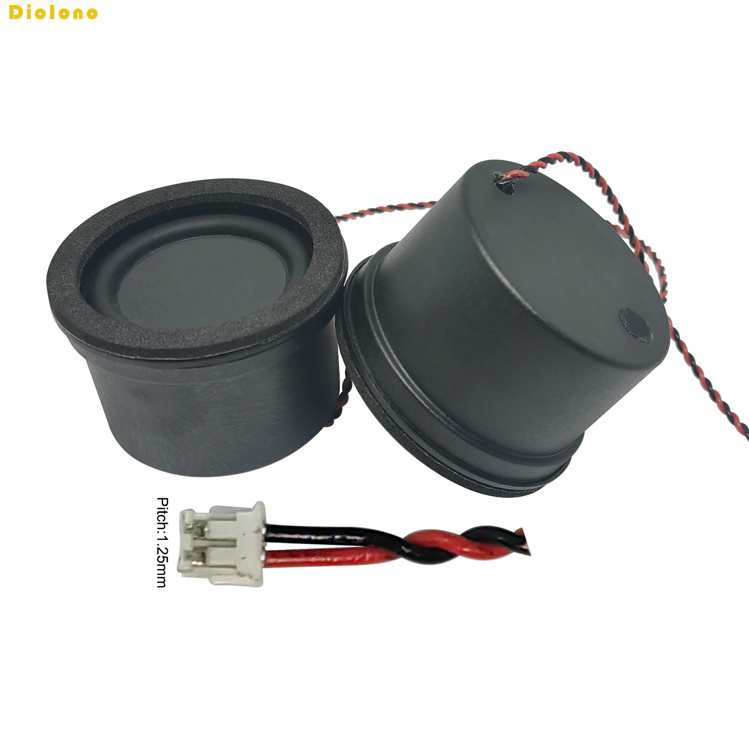 2 шт., 8 Ом, 3 Вт, 5132, аудиопортативный цилиндрический динамик, 16 мм, двойной неодимовый магнитный Bluetooth-динамик