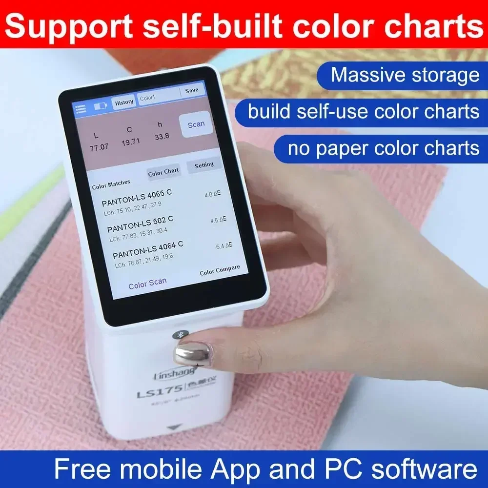 

2026NEW Customization LS175 Wooden Color Matching High Precision 45/0 Colormeter Colorimeters for Fabrics Textiles