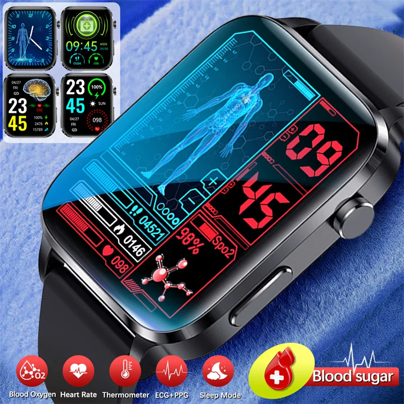 

Laser therapy health smart watch for men's uric acid, blood lipids, blood pressure, intelligent Bluetooth call watch 2024 new mo