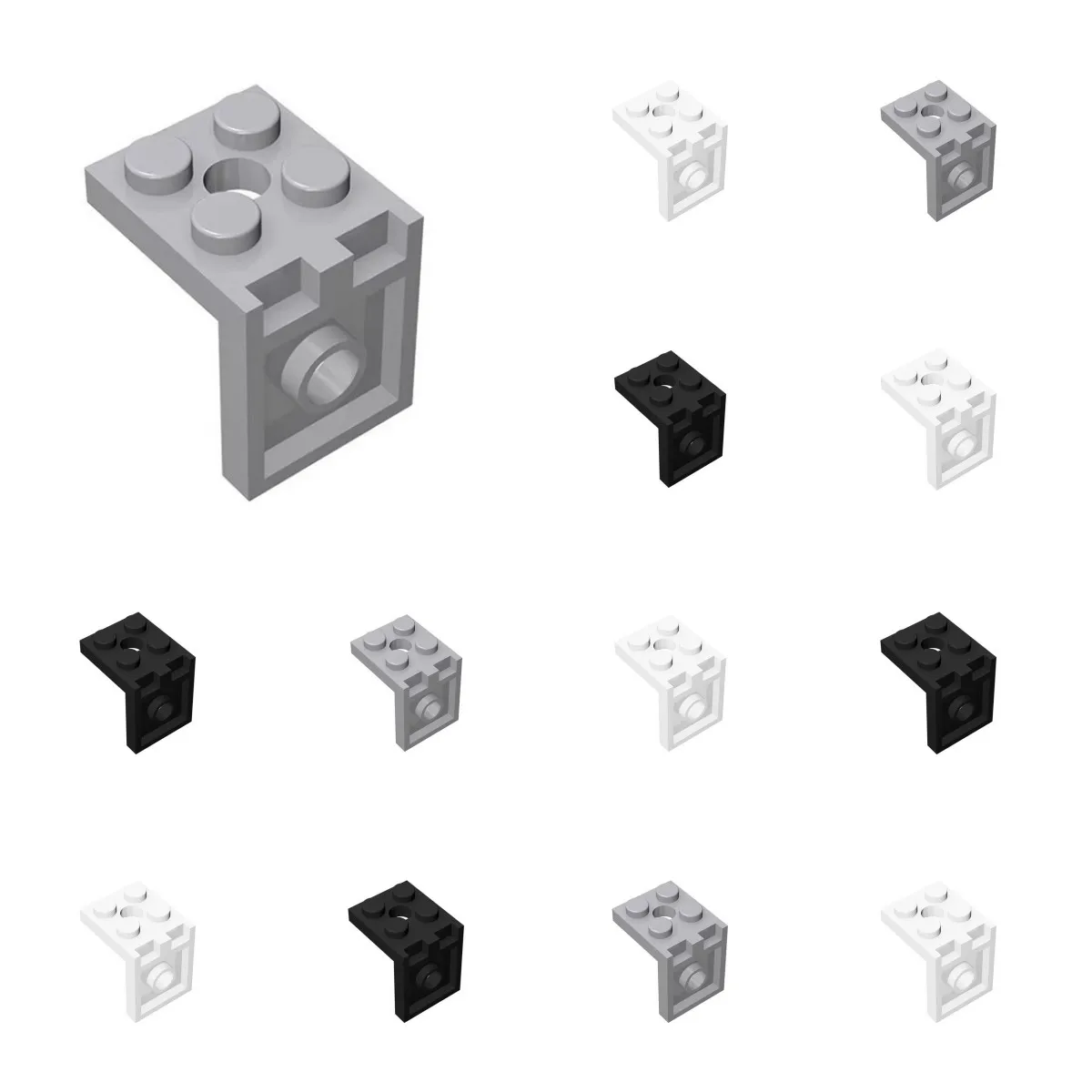 

50 шт. 3956 кронштейн 2x2-2x2 строительные блоки с 2 отверстиями подставка кирпичи частицы головоломка игрушка детский подарок на день рождения