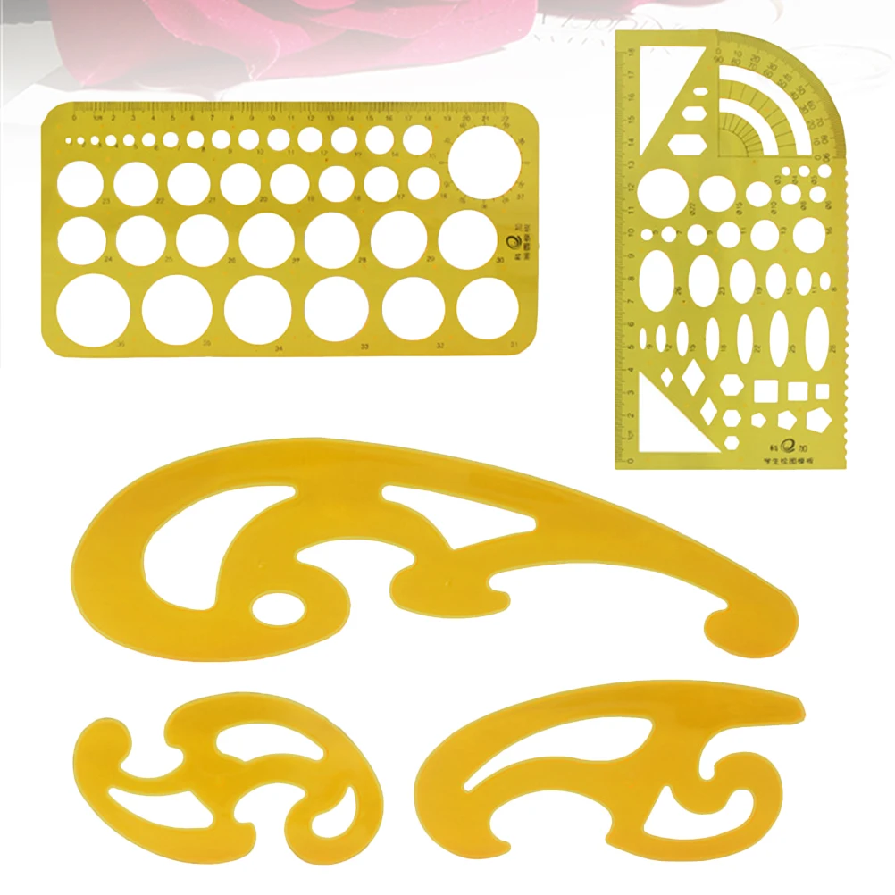 

Professional Drawing Templates Circle Measuring Rulers Architecture Tool Stencil Transparent School Office Design