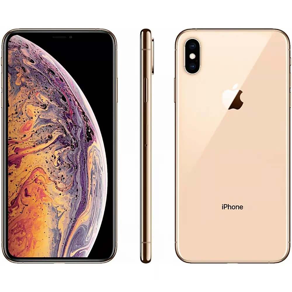 Smartphone iPhone XS d'origine, téléphone portable, 4 Go de RAM, 64 Go de ROM, processeur Hexa Core, écran 5.8 pouces, système iOS