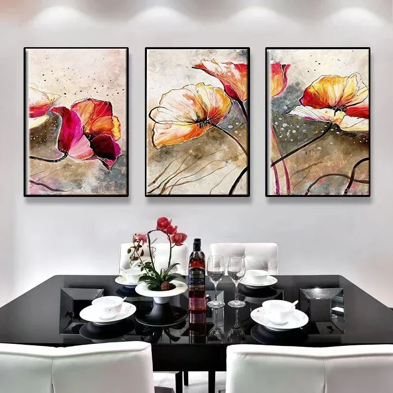 

560053 Oil Painting By Numbers Flower Package Diy Handworks For Adults Paints By Number Canvas Modern Painting Gift