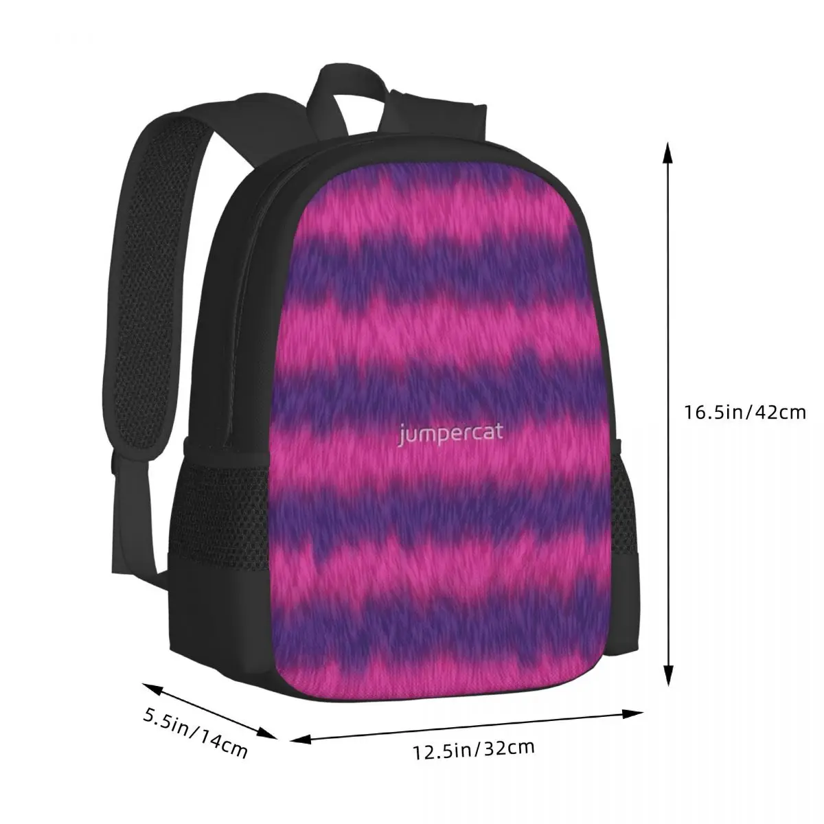 Cheshire Cat Shoulder Bag Backpack Holiday Portable For Out Unisex Multi-Style