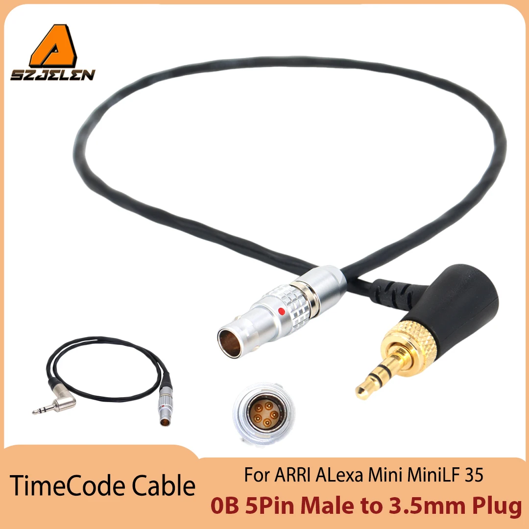 Hot Sale 0B 5Pin to 3.5mm Plug Tentacle Sync TimeCode Cable For Arri ALexa Mini miniLF 35 camera