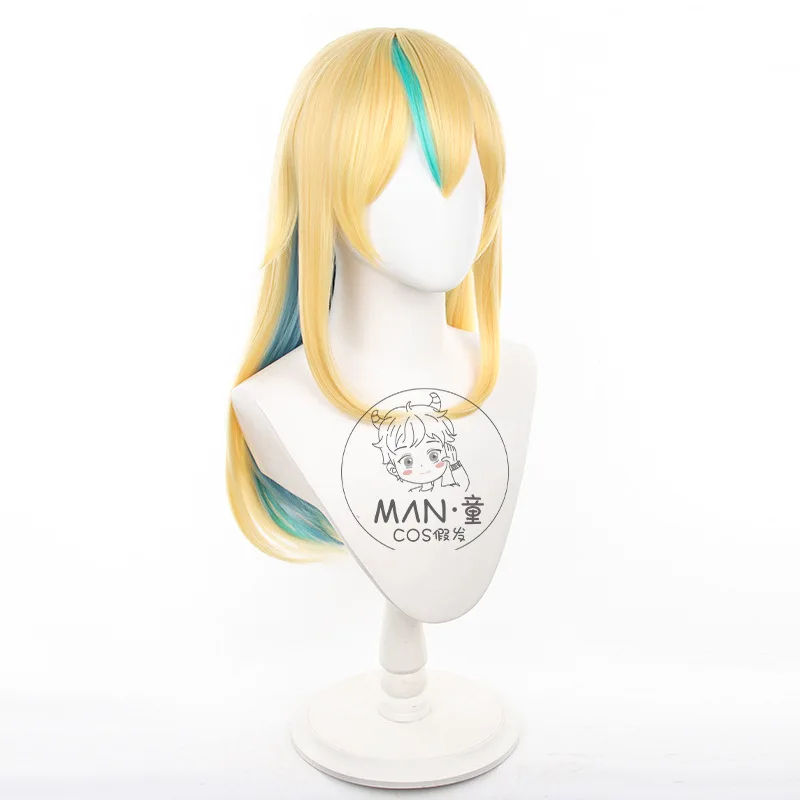 Yoru no Kurage wa Oyogenai Yamanouchi Kanon cosplay wig streaked simulation scalp Halloween gift