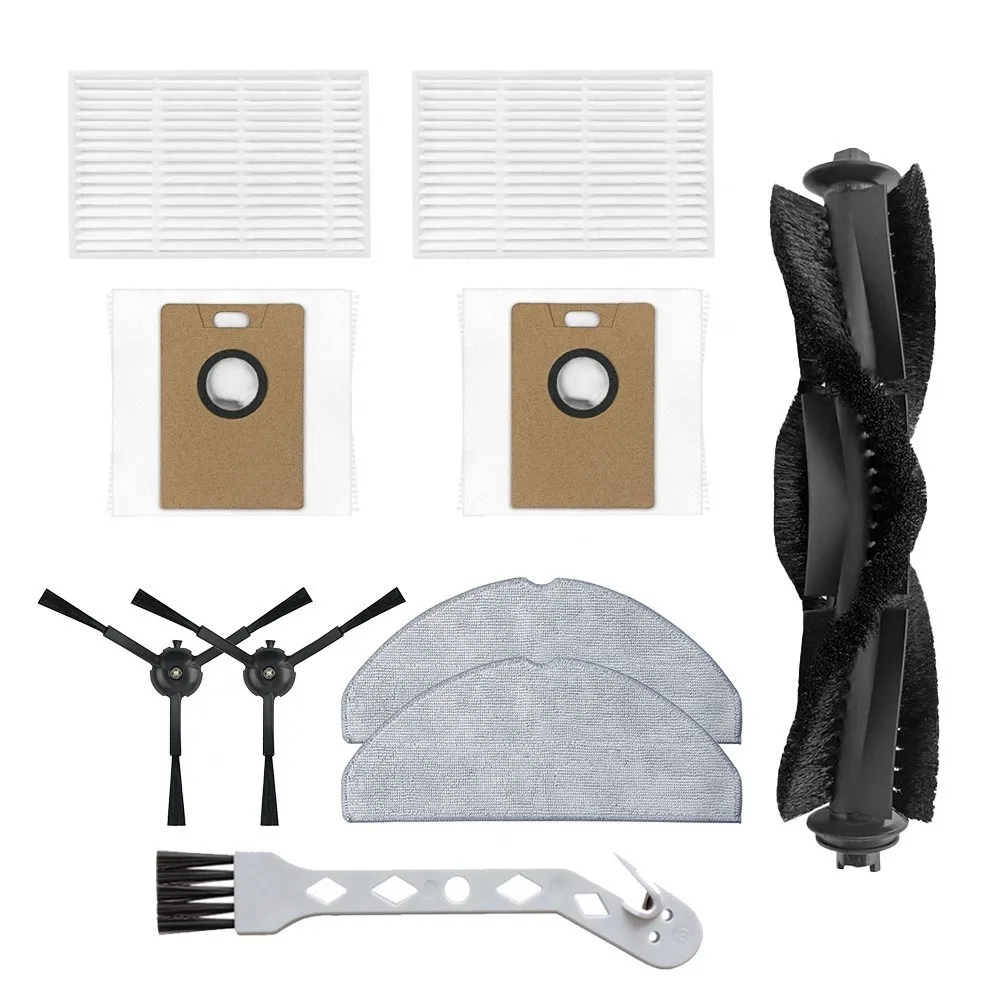 Robot Vacuum Accessory Kit Main Roller Side Brush Filter Dust Bag Mop Pad For HG2 Anti-Hair Wrap Home Floor Cleaning Replacement