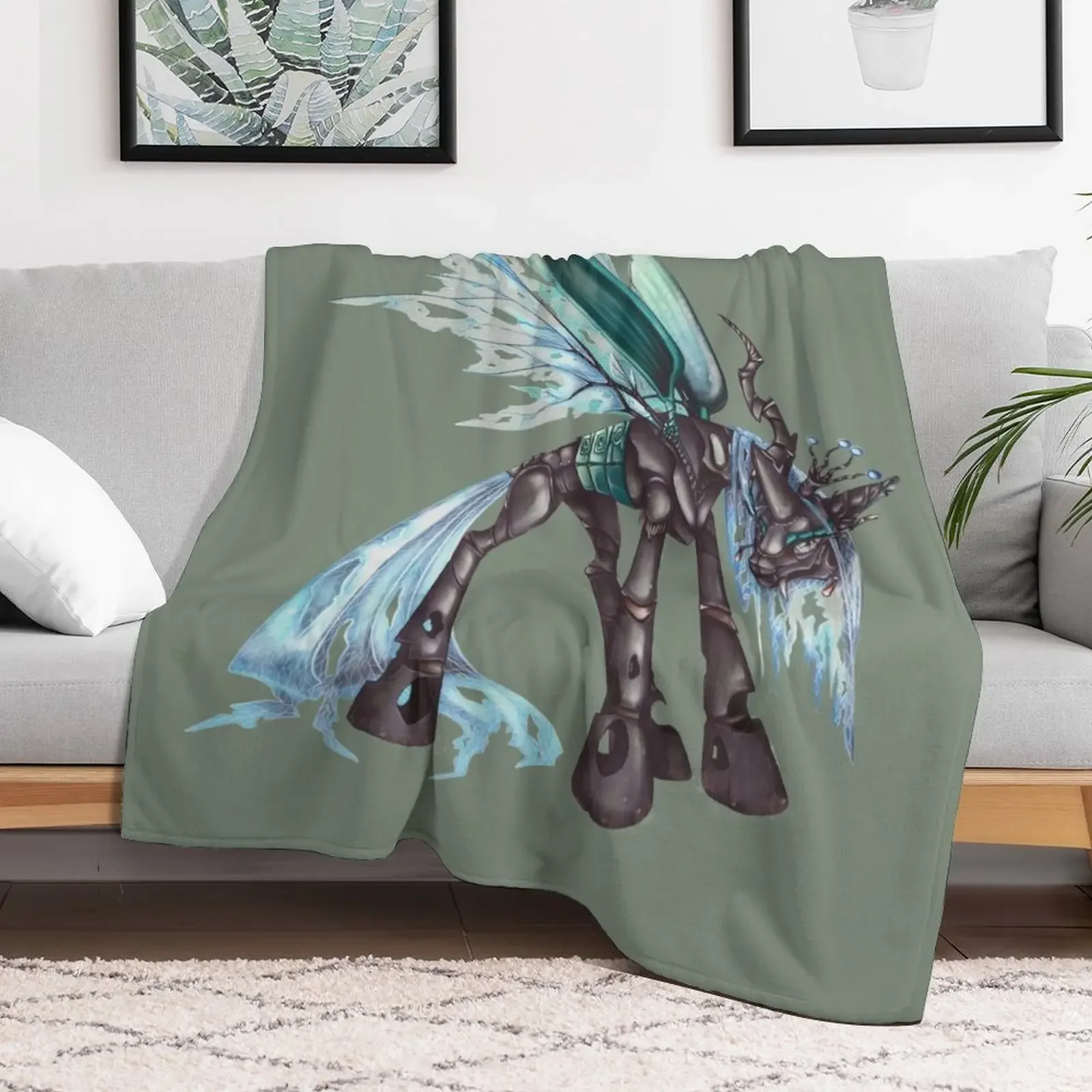 Queen Chrysalis Throw Blanket for babies Multi-Purpose Blankets