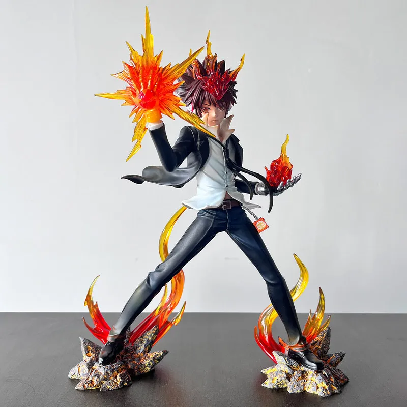 

Anime Figure Katekyo Hitman Reborn Sawada Tsunayoshi Pvc Statue Desktop Decoration Collectible Model For Anime Fans Gift