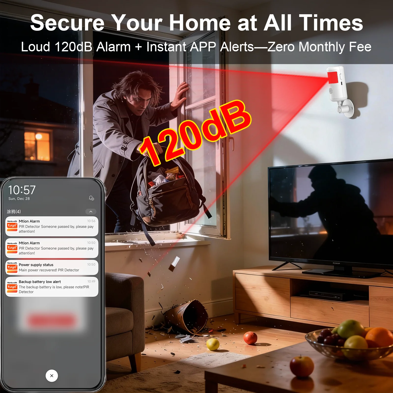 Smart Home Mod - Detector infrarrojo WiFi DC 5V Tuya