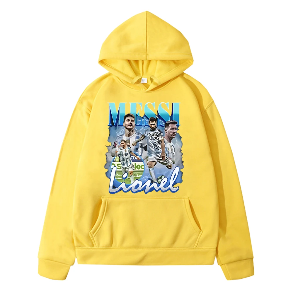 Fußball Messi Avatar gedruckt Anime Hoodie Fleece Sweatshirt Jacke y2k Sudadera Pullover Kinder Hoodies Geschenk Jungen Mädchen Kleidung