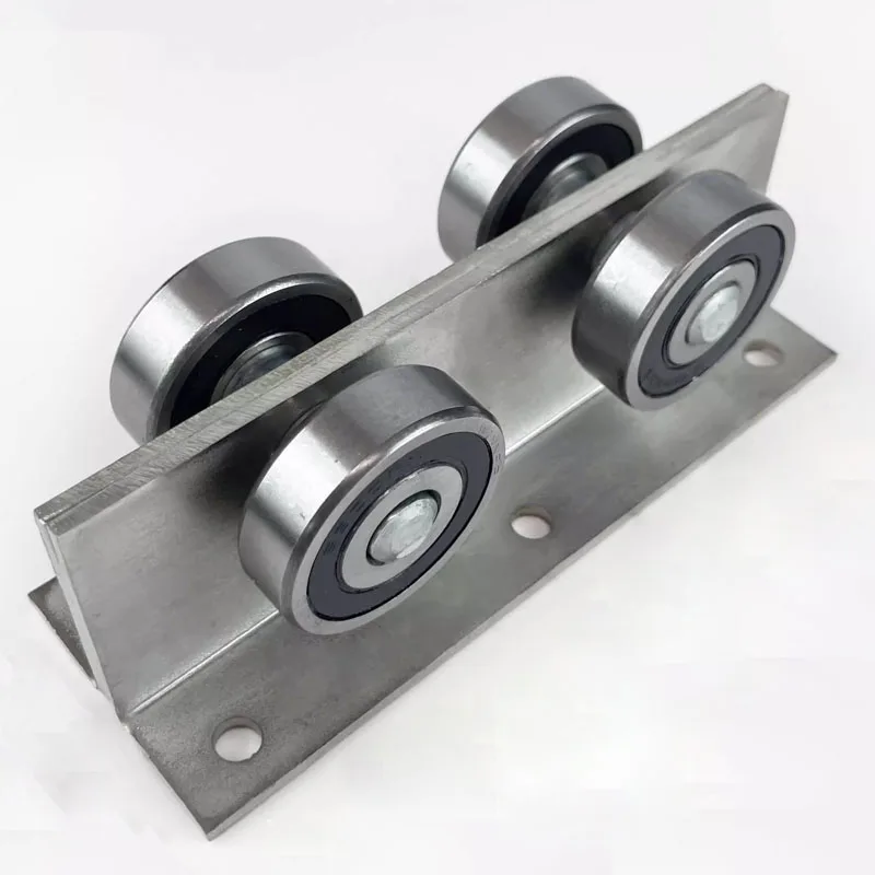 Sliding Door Ultra-quiet Roller Furniture Box Pulley Hanging Track Curtain Heavy Lifting Wheel Glass Factory Workshop