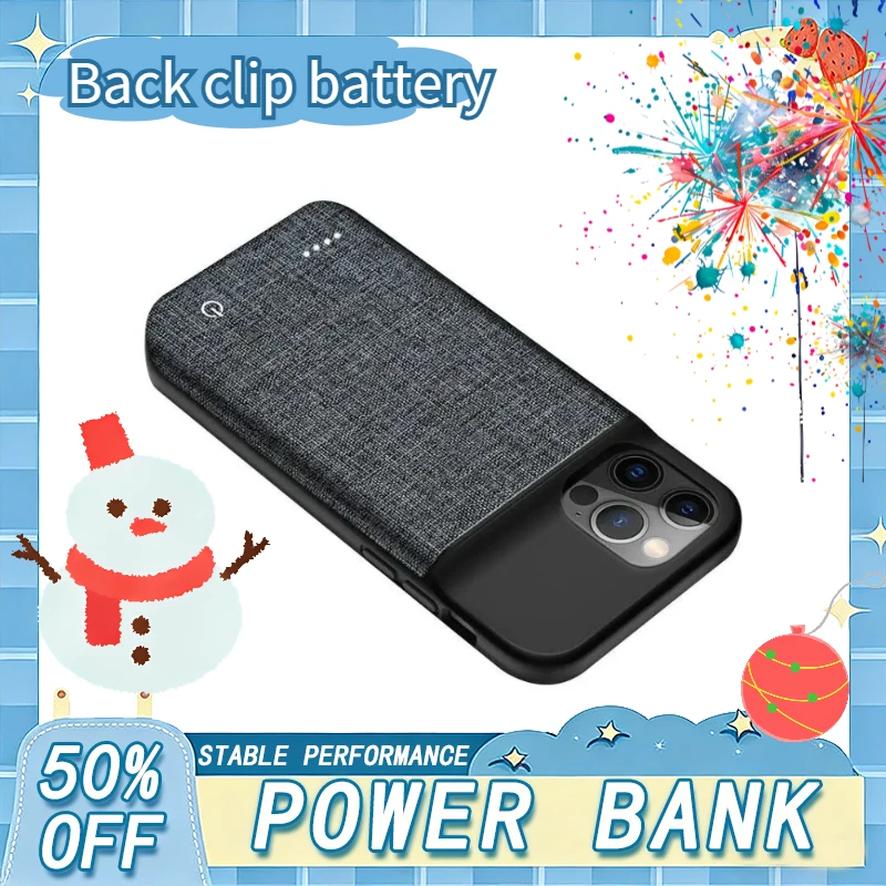 

Smart battery Charger Case For iPhone 11 12 13 14 Pro Max XR XS Max 13 Mini Portable Power Bank Charging Cover batterie externe