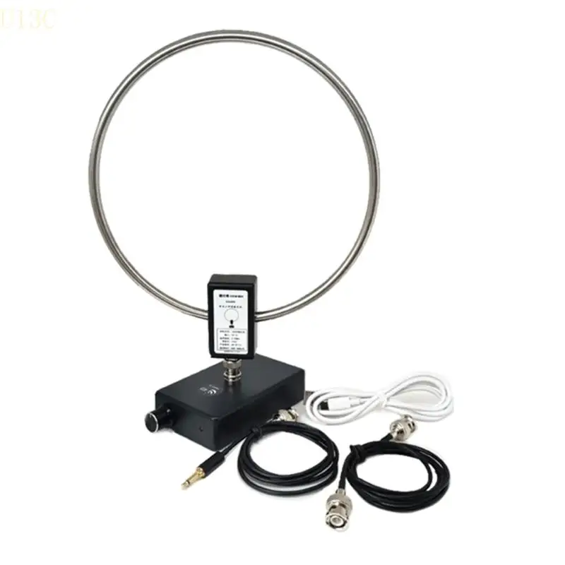 

U13C Active Shortwave Radio Loop Antenna GA450 withBNC Cable SW2.3-30MHz MW522-1710KHz Receiving Antenna