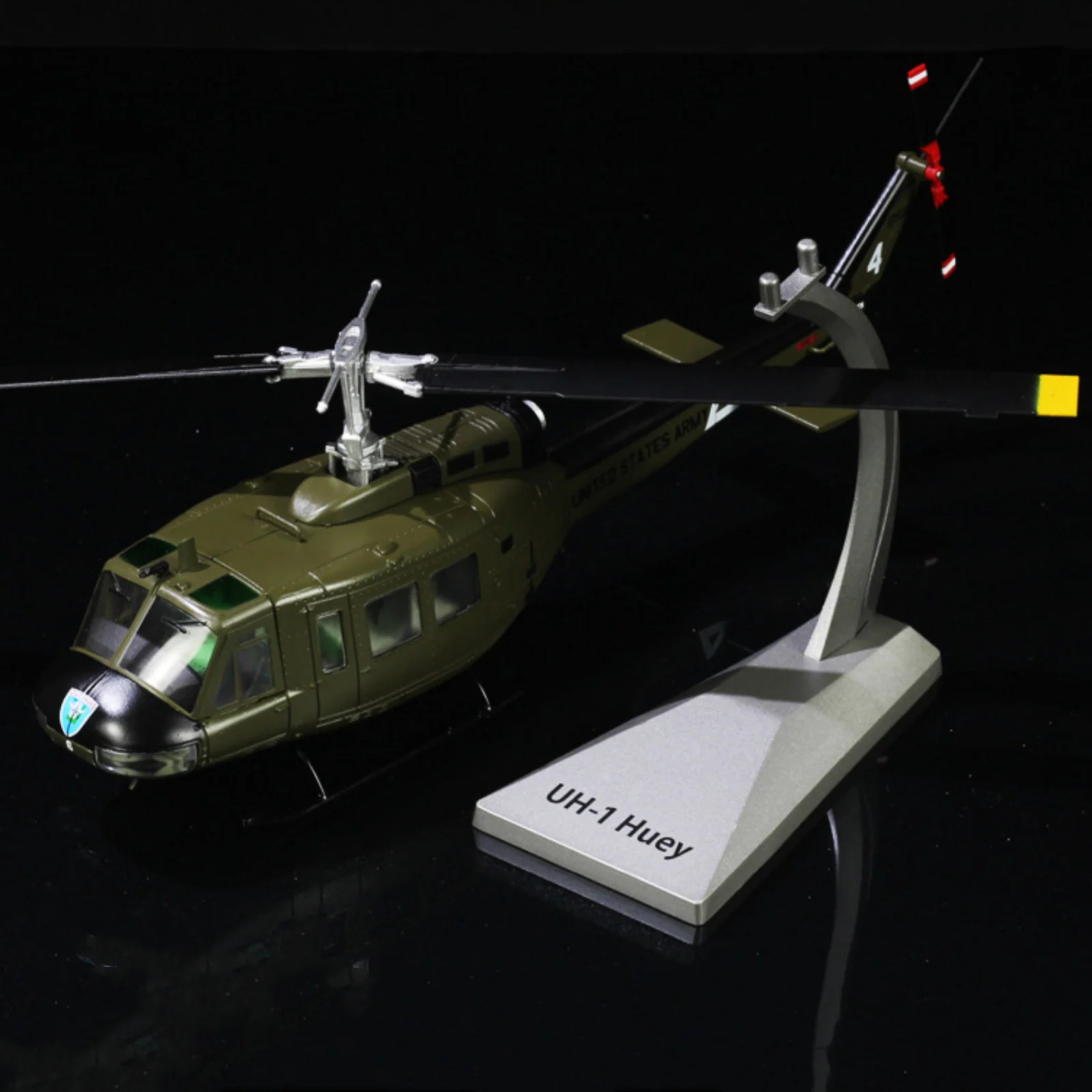1/48 Bilancia AF1 Esercito degli Stati Uniti UH-1H Huey Elicottero per Uso Generale Diecast 17501 In Lega Finita Modello di Aereo Militare Giocattolo