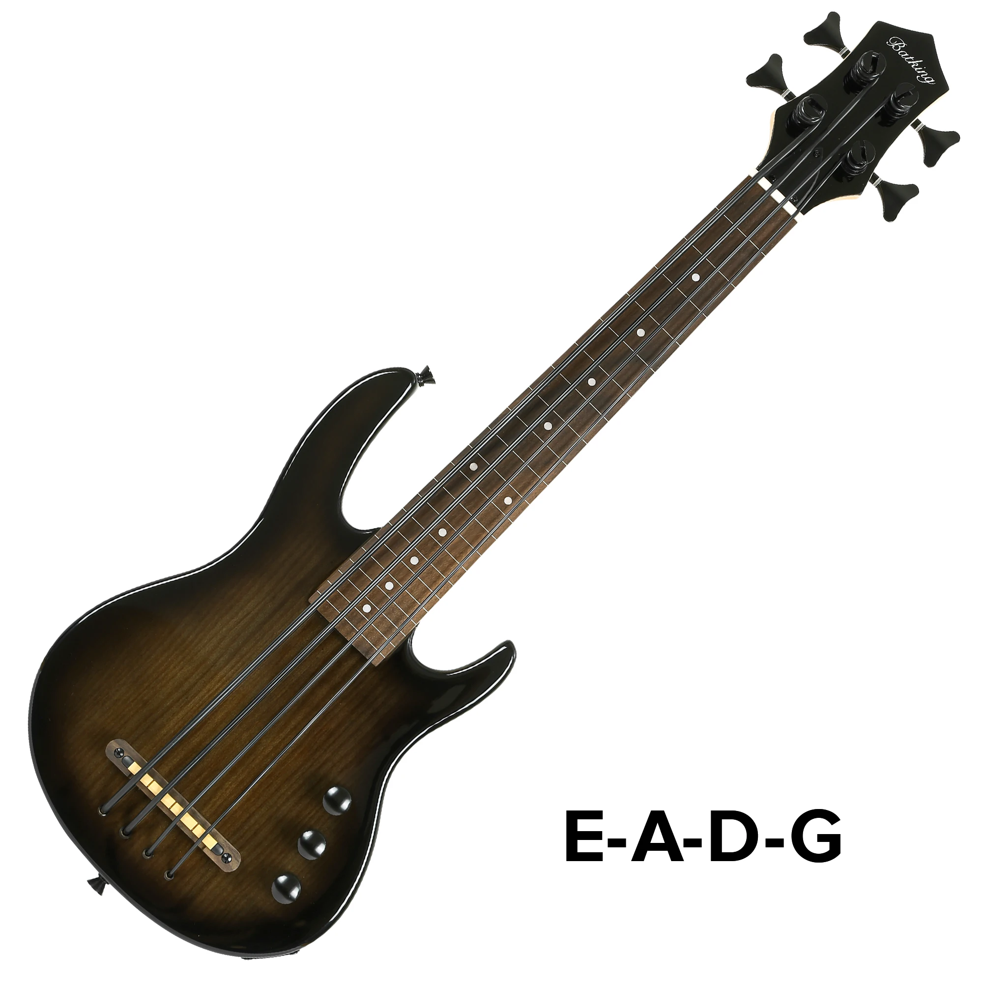 MiNi 4string ukulele electric bass black color