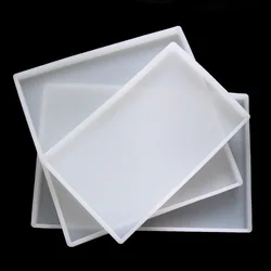 1pc Thicken Large Size Rectangular Square Mold Epoxy Resin Casting Molds For DIY Making Tray