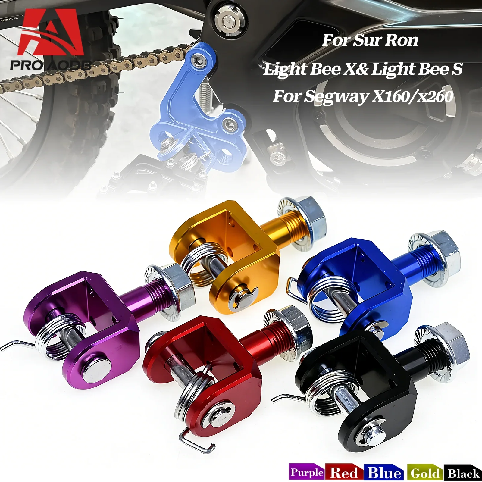 Aluminum CNC Foot Pegs Footrest Link Bracket For Sur-Ron Light Bee X S Segway X160 X260 E-Bike Motorcycle Foot Peg Accessories