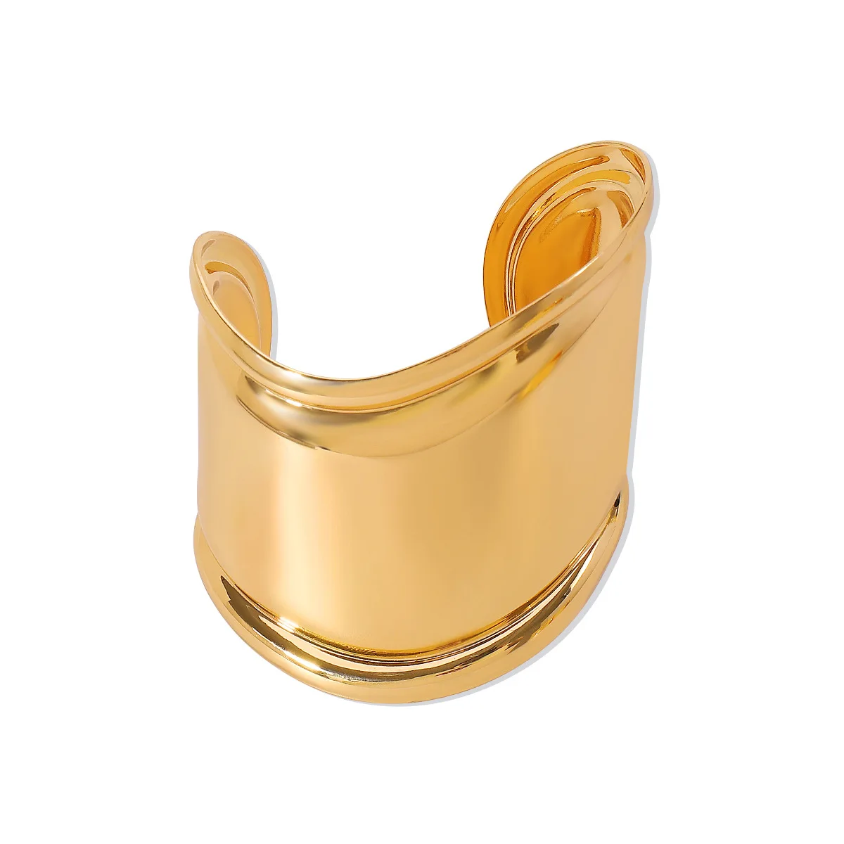 Bohemian Gold Silver Color Metal Wide Cuff Bangles Vintage Punk Simple Bracelets For Women 2023 New Gift Jewelry DIEZI Bohemian image 6