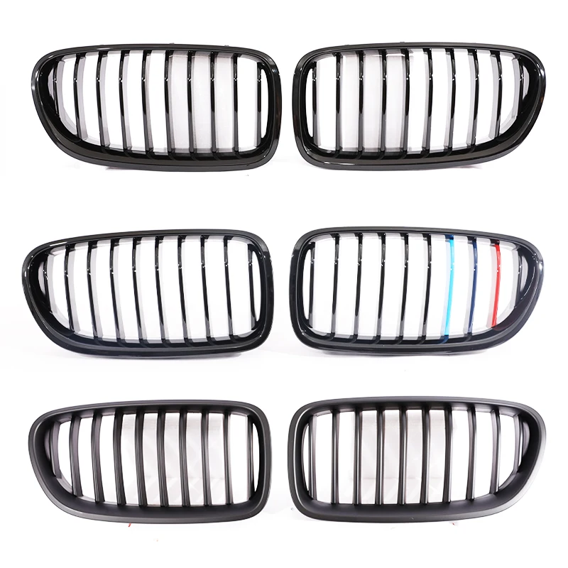Kidney Single Line Grille Gloss Matte Black M Color Performance Grill For BMW 5 Series F10 F11 2010-2017 520i 528i 530i 540i
