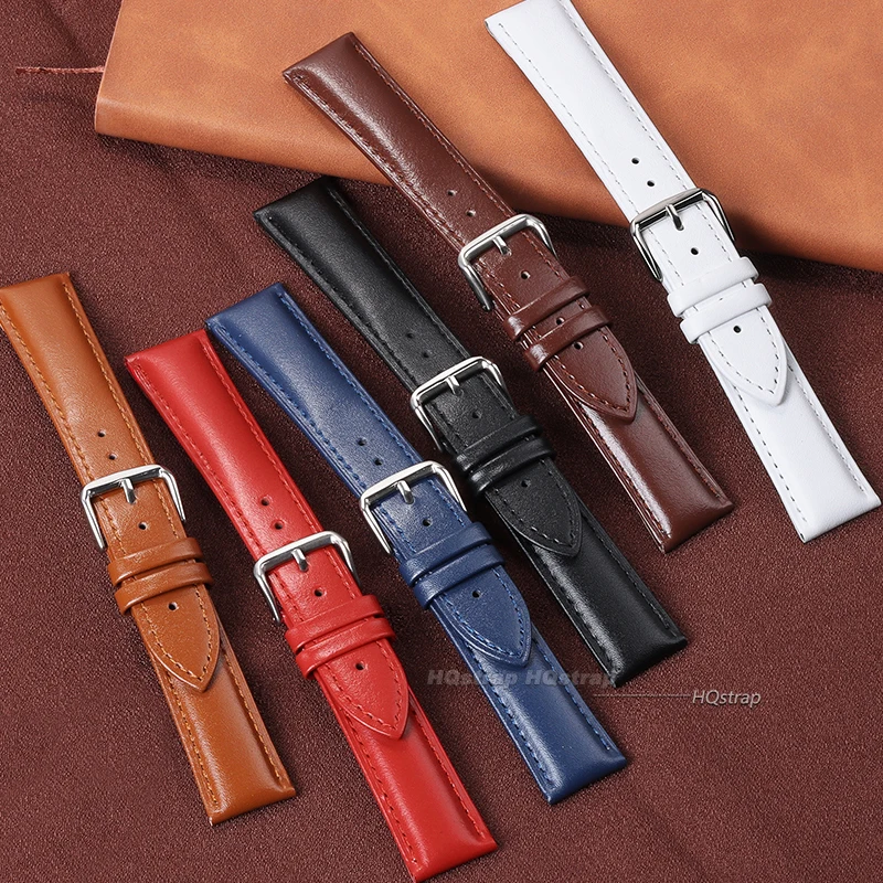 استبدال الجلود حزام (استيك) ساعة حزام عالمي لسامسونج لهواوي الأسود براون 12 13 14 15 16 17 18 19 20 21 22 23 24 مللي متر حزام #3