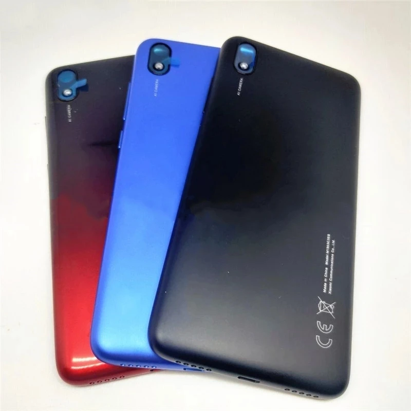 New For Xiaomi Redmi 7A Redmi7A Back Housing Back Cover With Camera Lens Battery Case With Logo Replacement