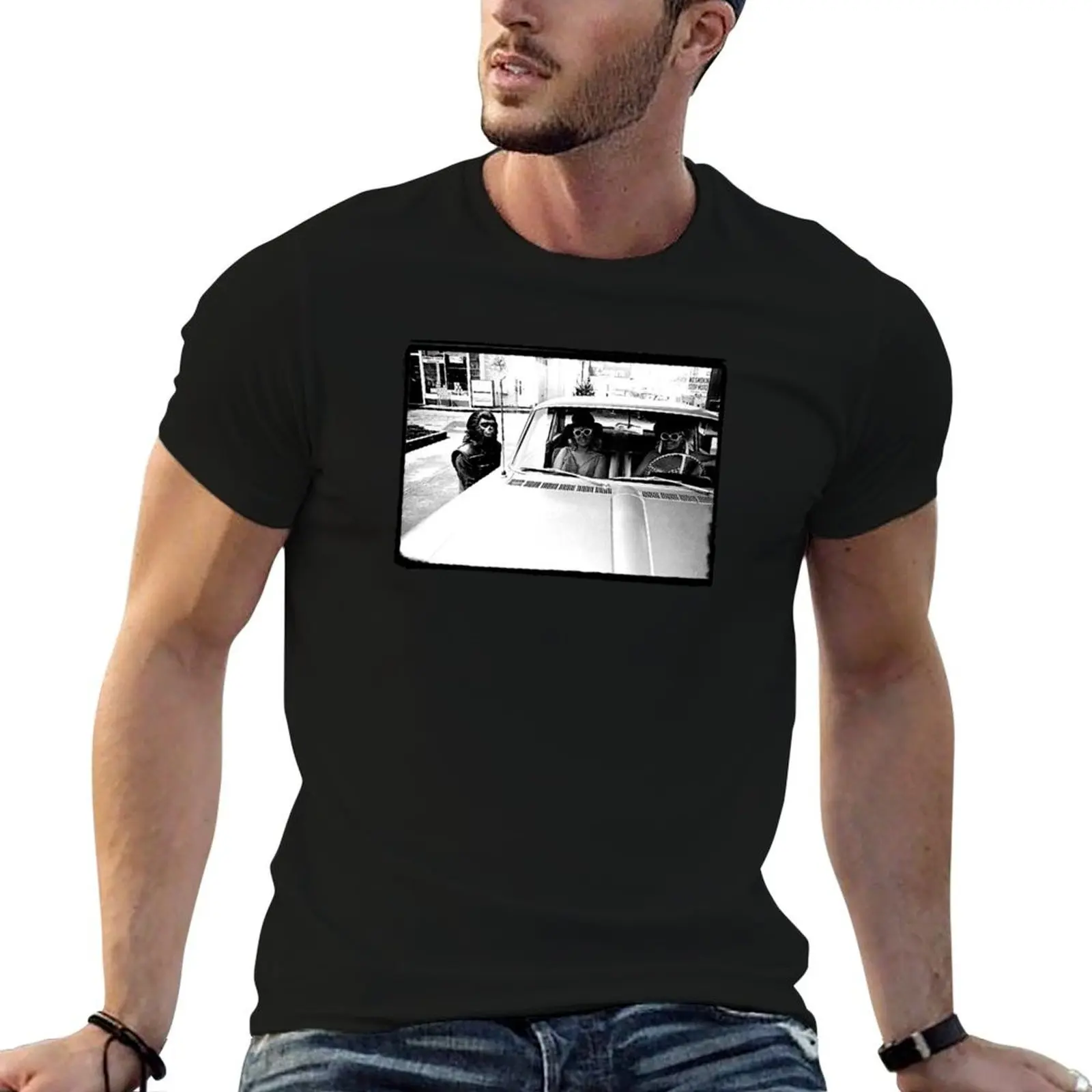 Hitching a Ride on the Planet of the Apes T-Shirt Worker Basic Short Sleeve Tee